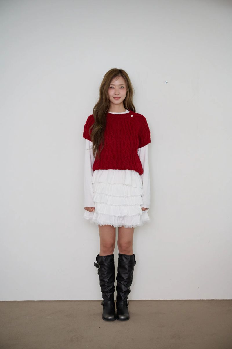 MARGARET CABLE HALF KNIT