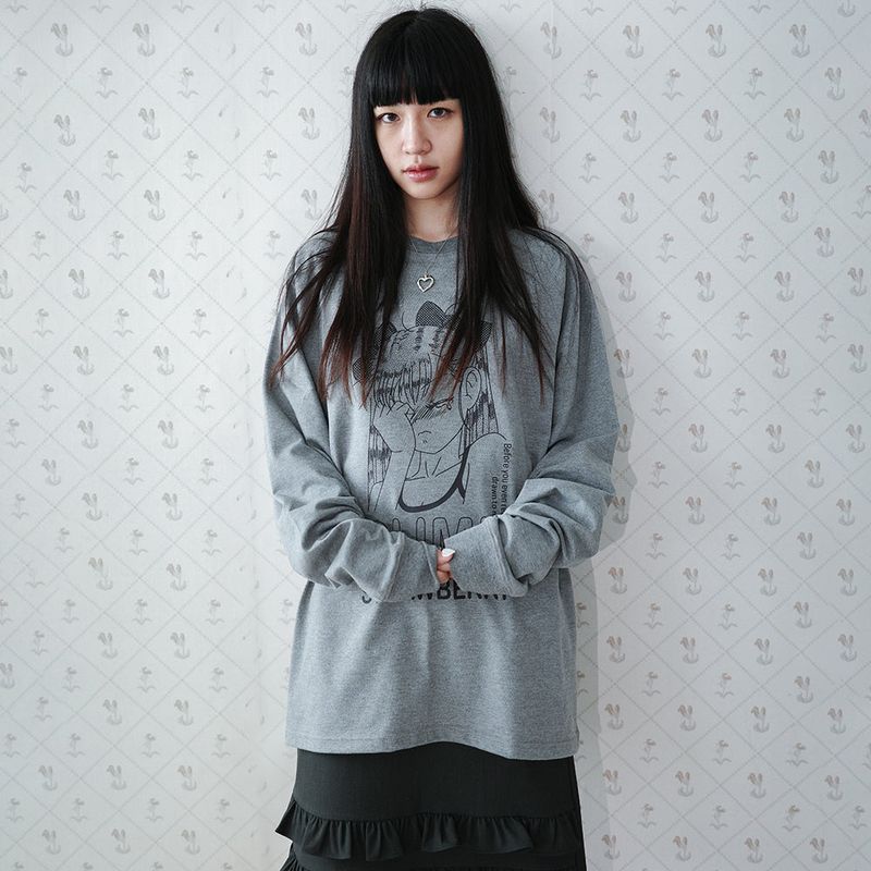 wonder visitor（ワンダービジター）の「ルミラグラン LS-T [Grey]（トップス）」