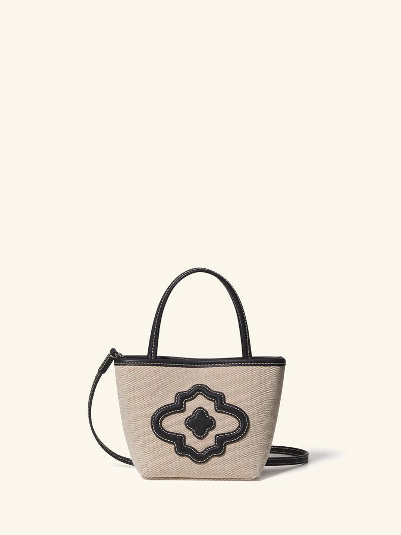 Moroccan Rose Canvas Mini Tote