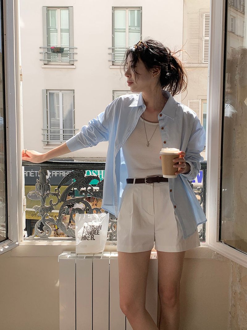 [MADE] Dears Cotton Pintuck Shorts