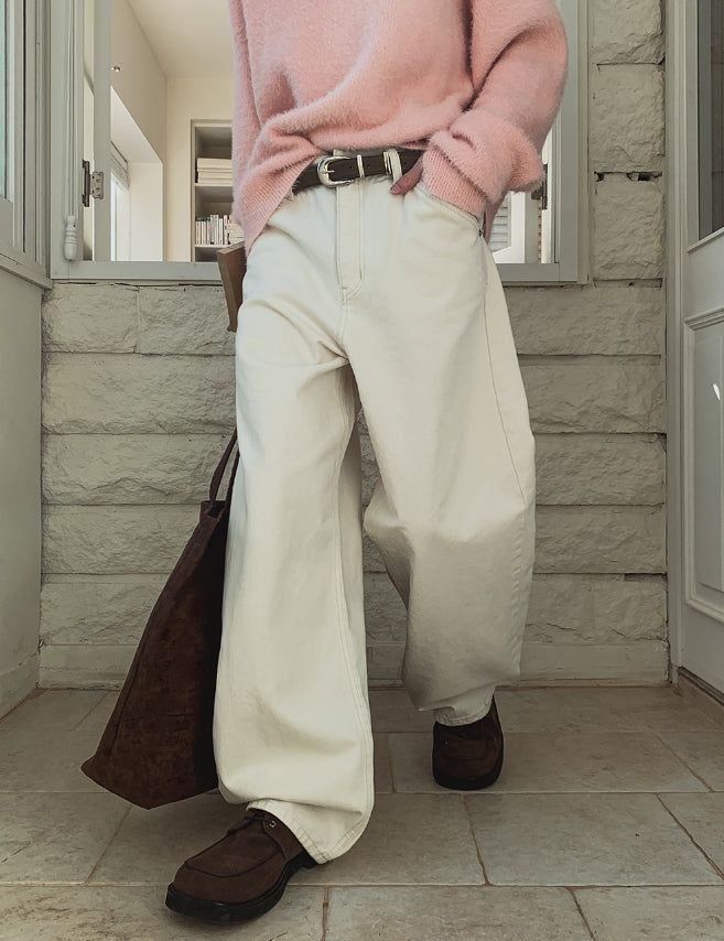 Aloni Curved Wide Pants