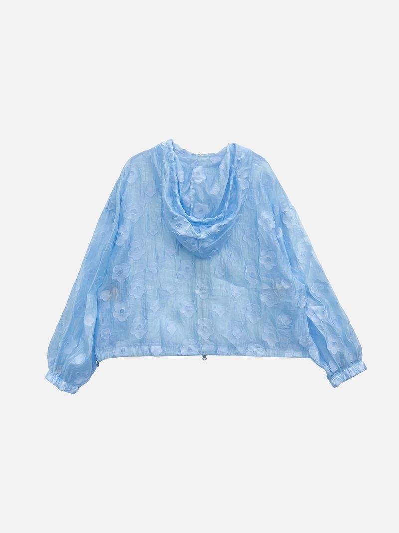 Airy Bloom Flower Zip-Up (3c)