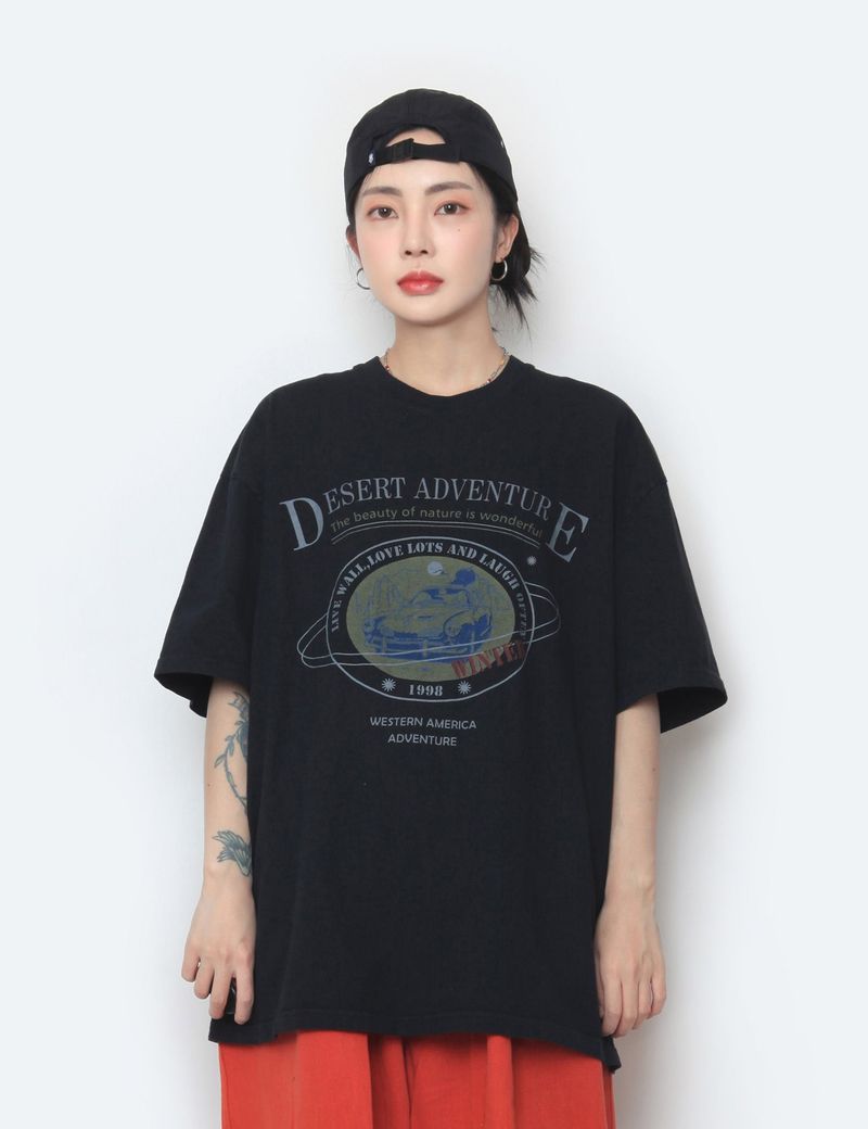 nutellike(ヌテールライク)の「Desert Short Sleeve T-shirt(Tops)」