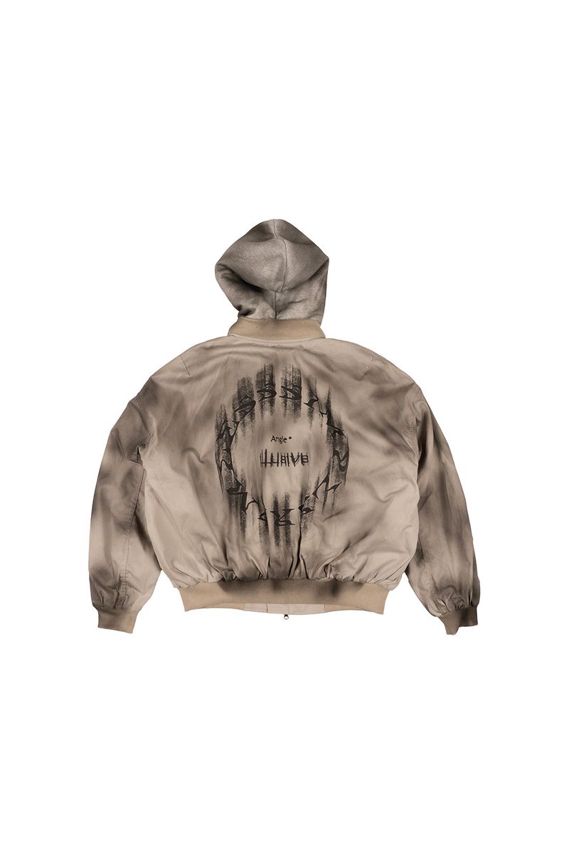 Ainzel MA-1 hooded jacket