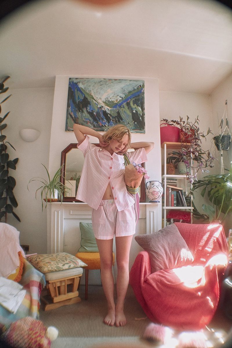 Flat Peach Shorts