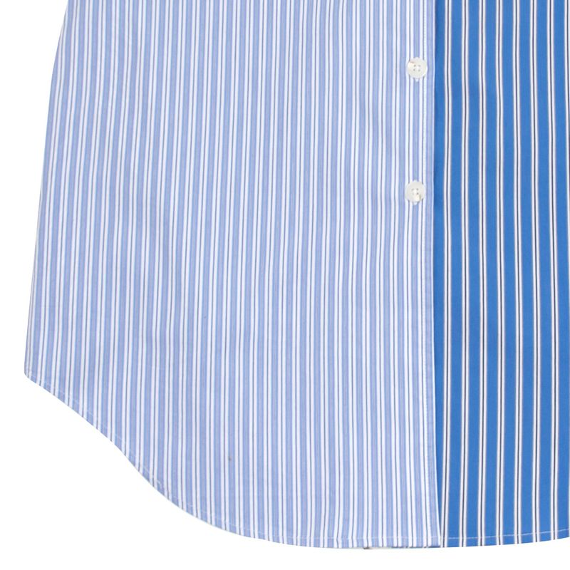 REGULAR STRIPED PAJAMA LONG SHIRT_SYS9BL51BU