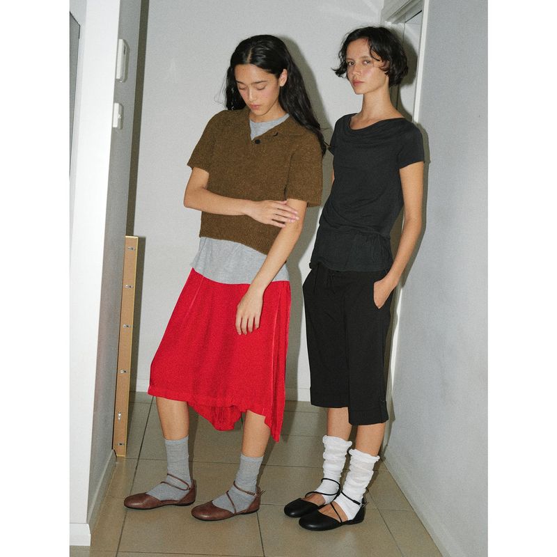 Fine 0023. Oblique Mary-Jane - 3colors