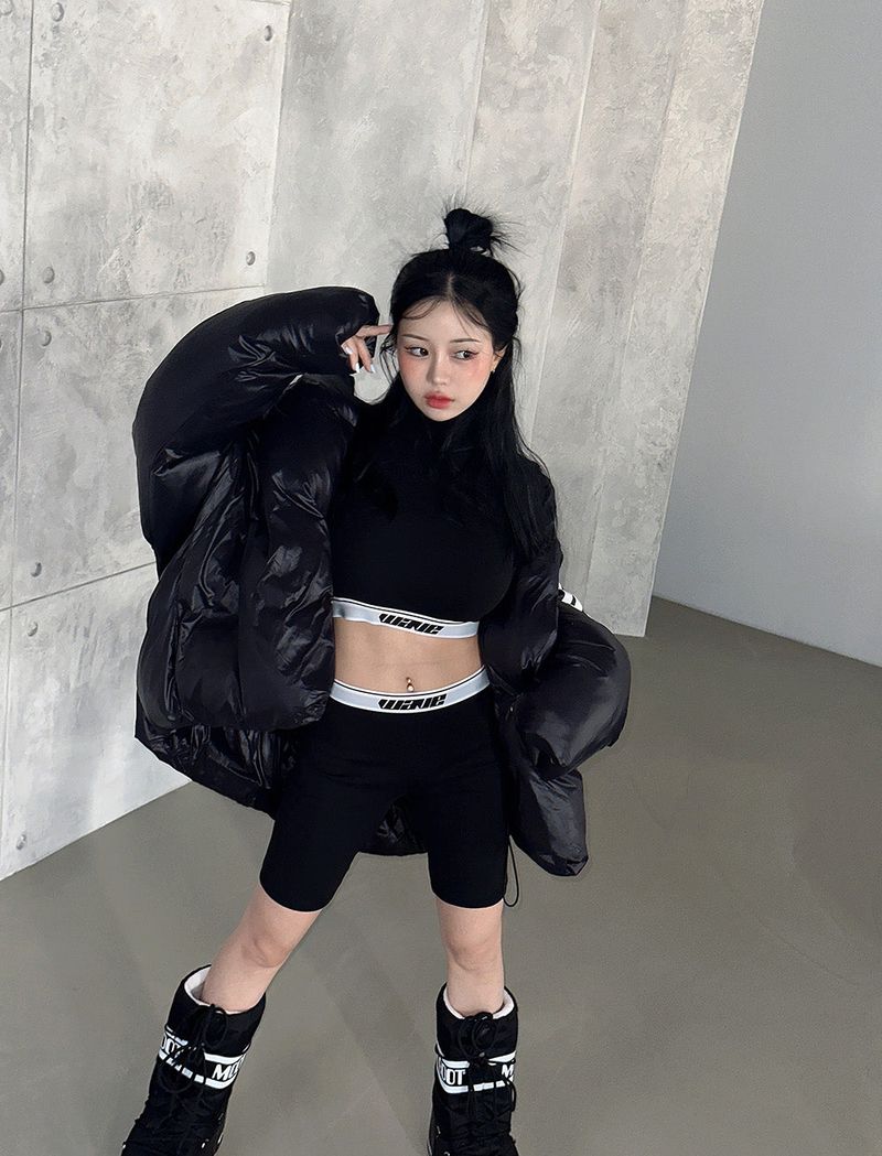[UNISEX] Track overfit wellon padded jacket