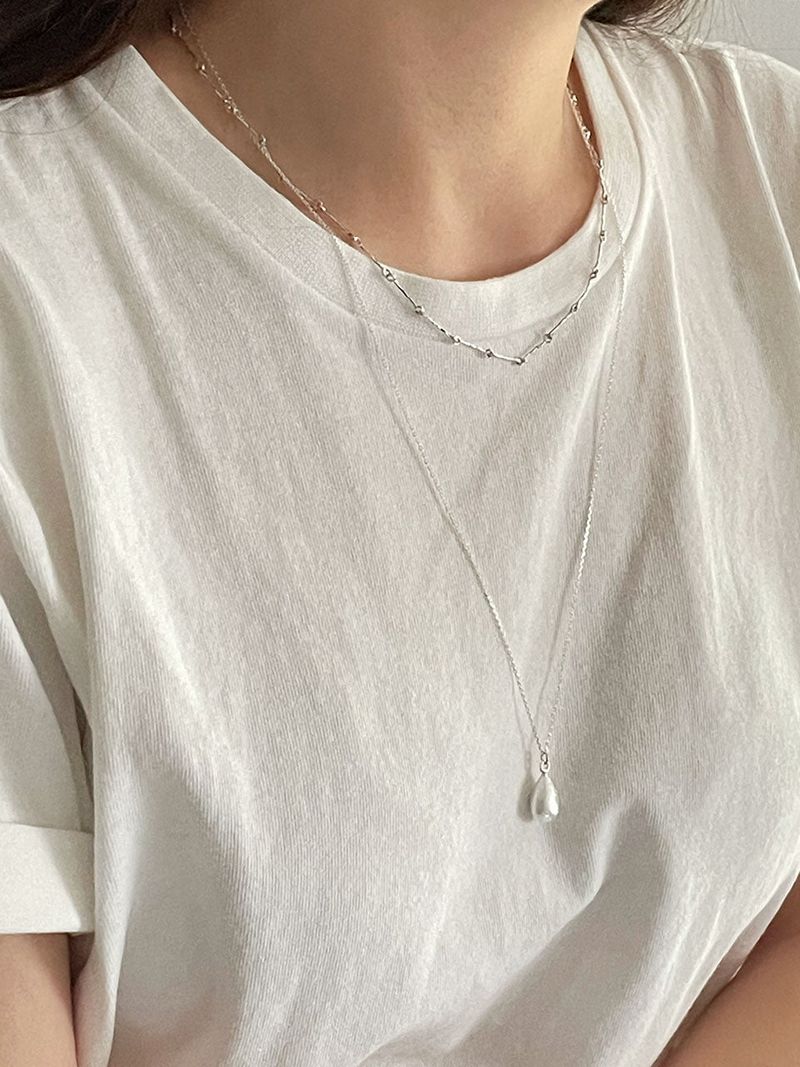 [Silver925] Rough Chain Necklace
