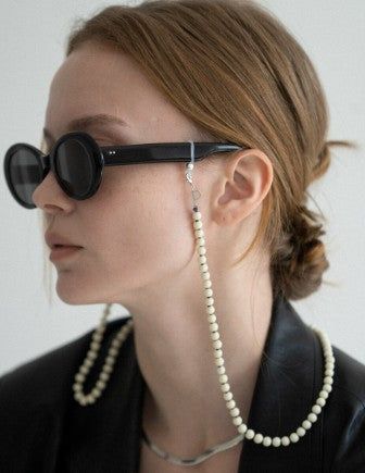 Cream Pebble Glasses String