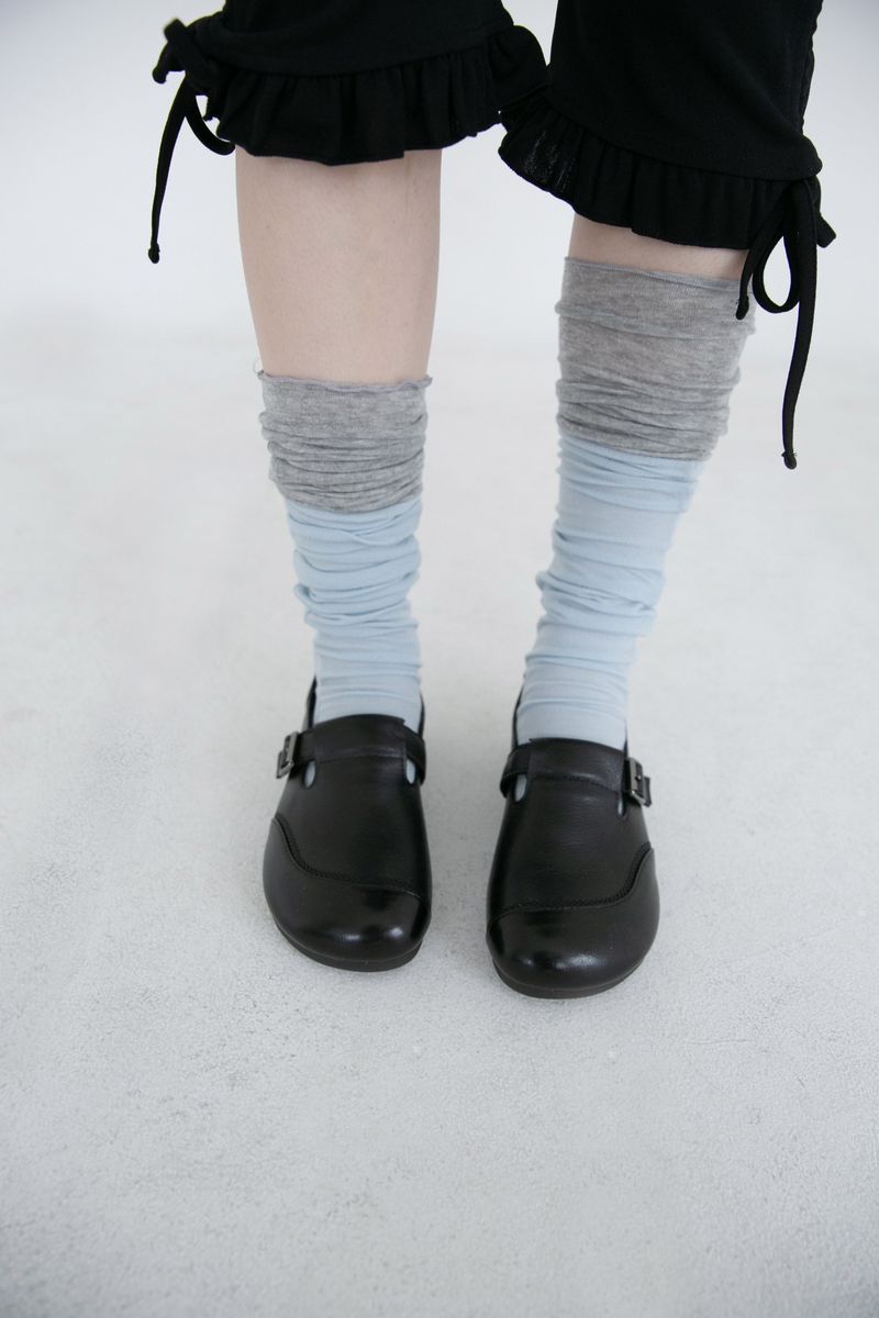 color layered light knee socks(3colors)