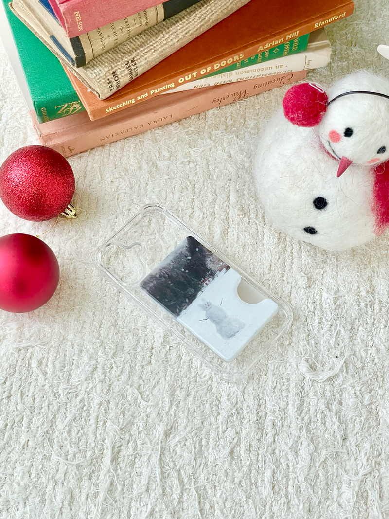 [snowy forest snowman magsafe cardslot]