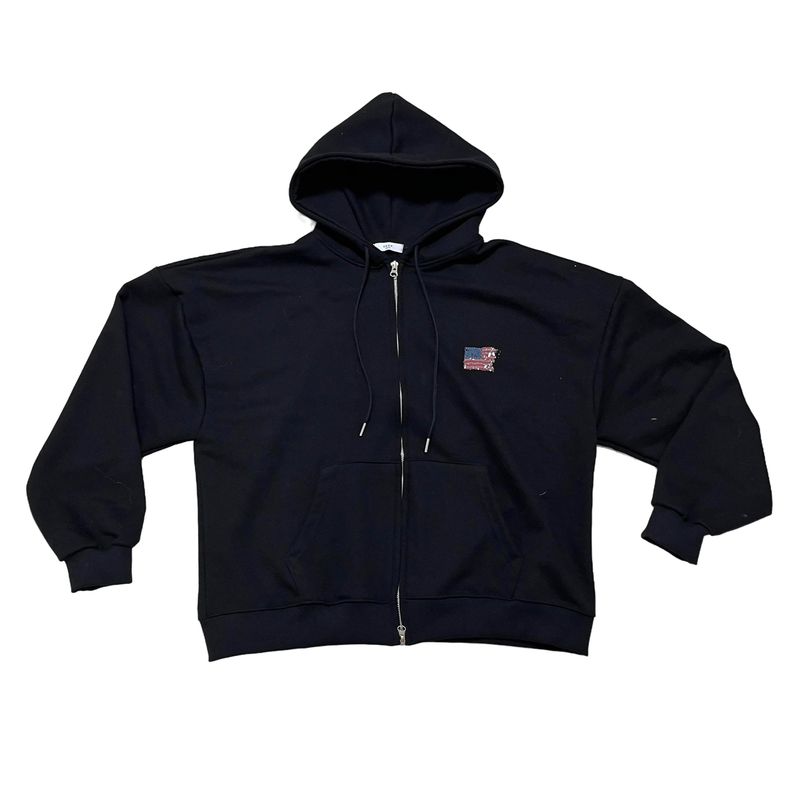 Flag hood jumper