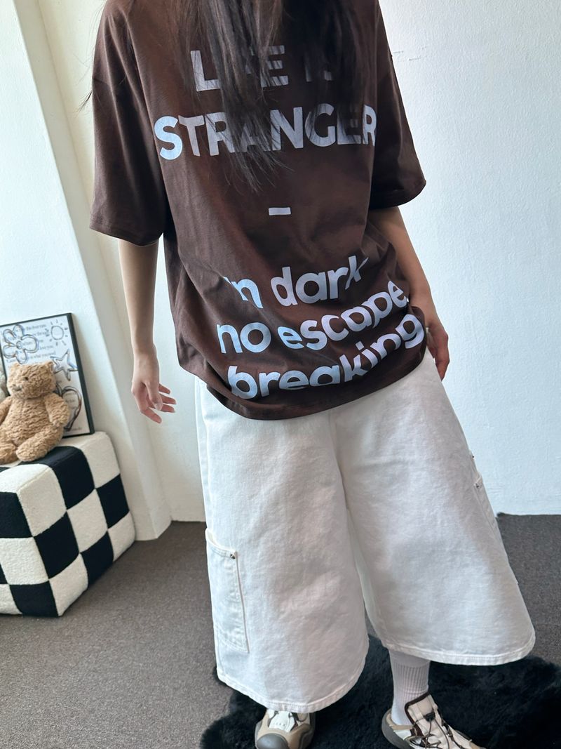 Double Ring Cargo Rivet Cotton Bermuda Shorts 3color