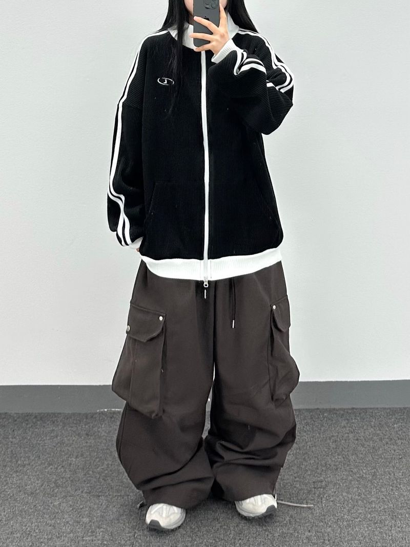 dart cotton cargo pants
