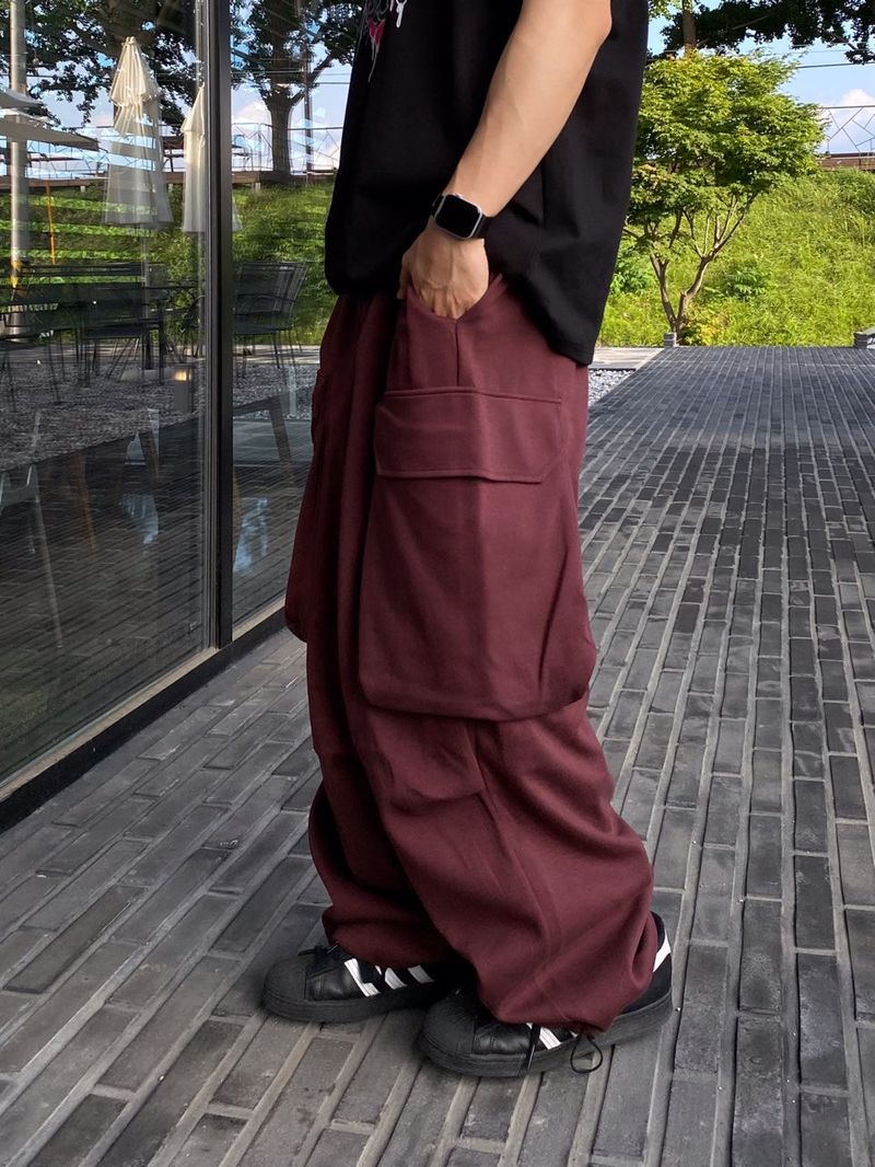 Happo Cargo Balloon Sweat pants 3C