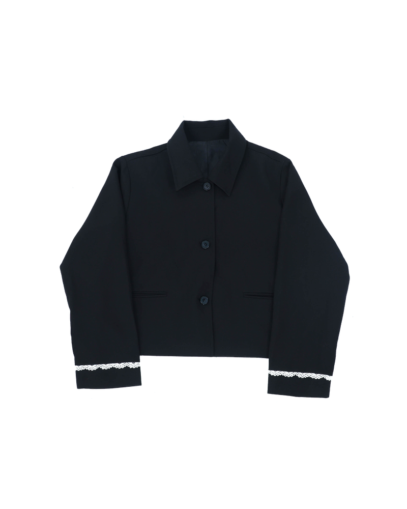 bigribbon jacket(black)