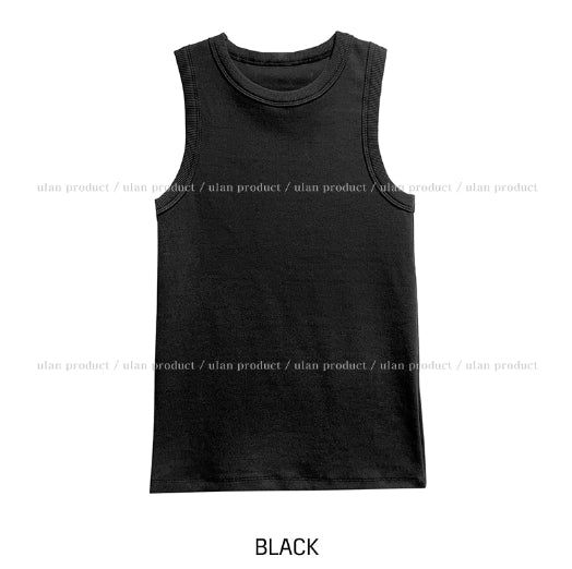 [U-BASIC] Mendel Mango Ribbed Sleeveless