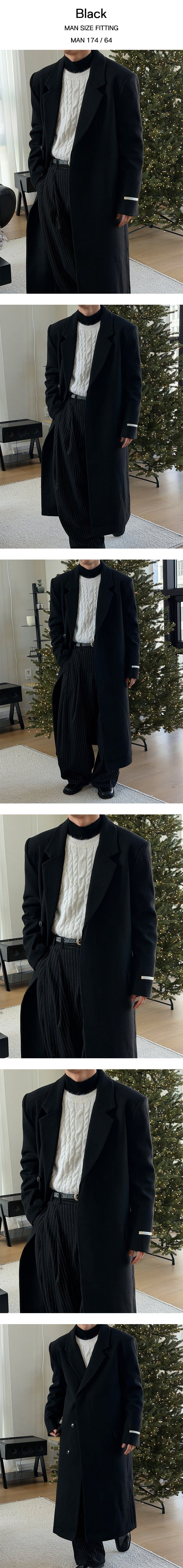 [HANDMADE] Hidden max wool coat(3color)