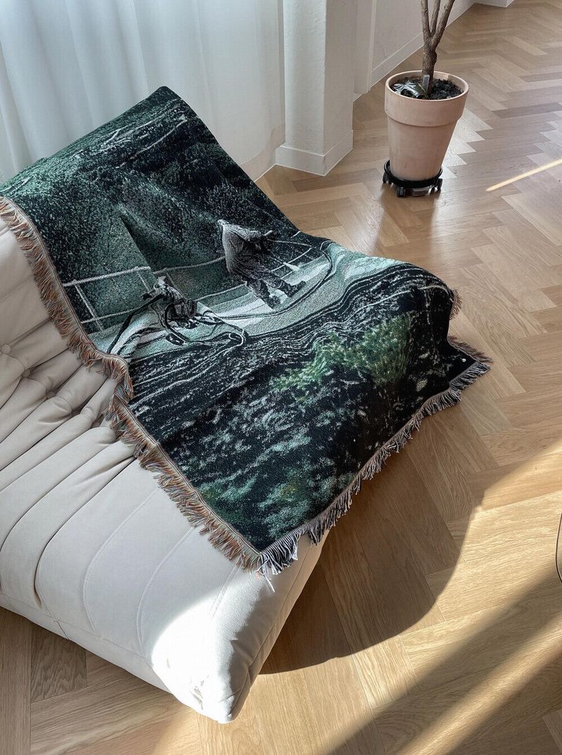 Tapestry woven blanket WB03