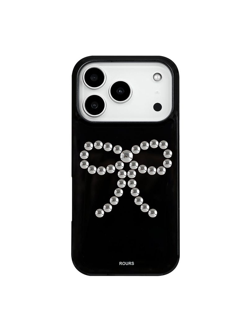 ribbon stud case (black)