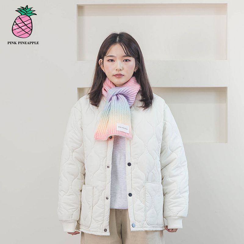 PINK PINEAPPLE（ピンクパイナップル）の「TIEDYEING KNIT MUFFLER（Fashion Accessories）」