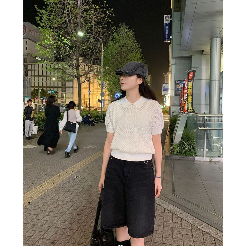 Mao Bermuda Denim Pants