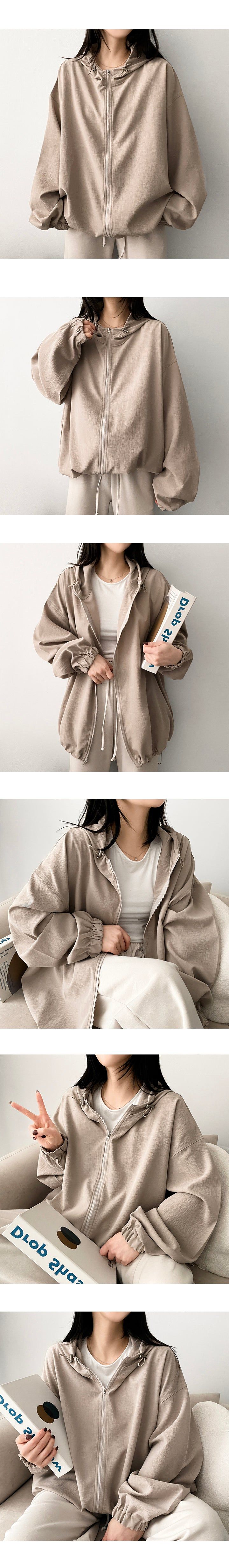 Burve string hooded jumper