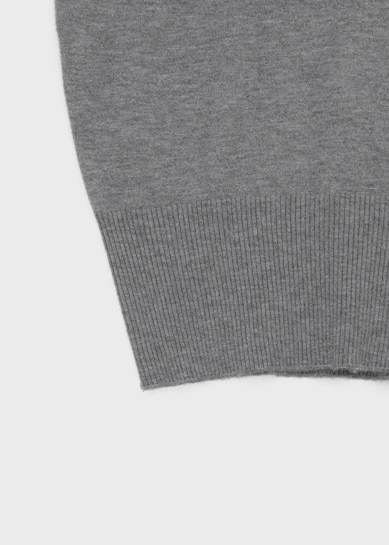 [MADE] Chav Button Short Sleeve Knit