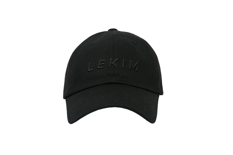 LEKIM EMBROIDERY BLACK CAP