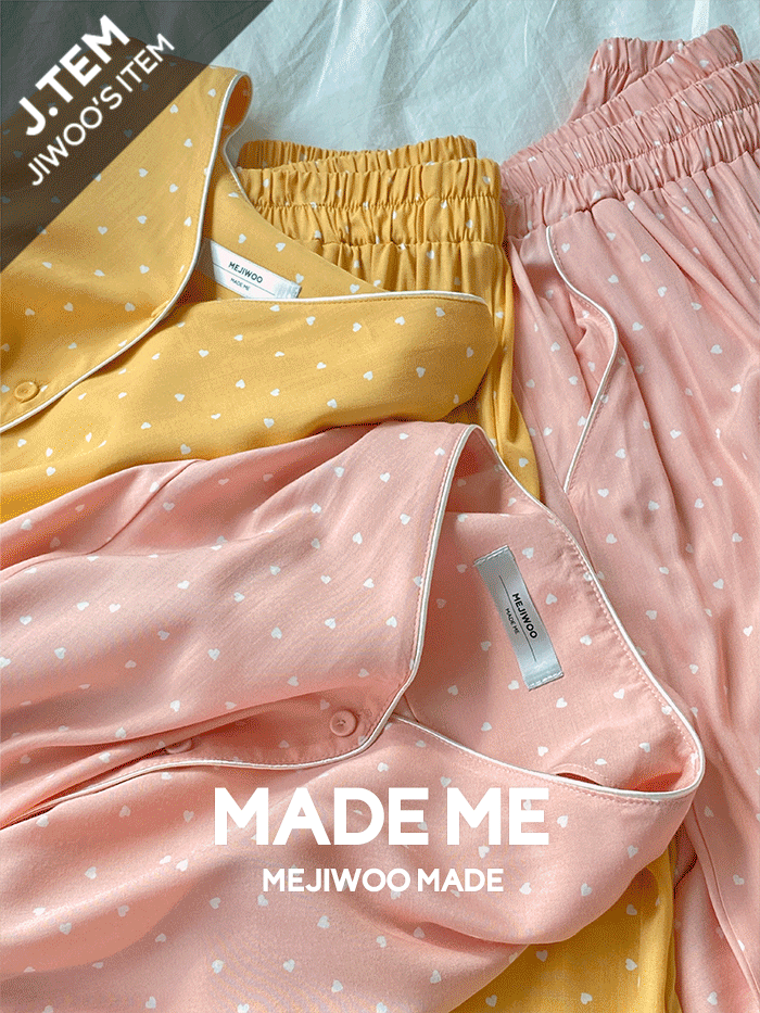 MEJIWOO（ミジウ）の「ミニハートパジャマset（Tops）」
