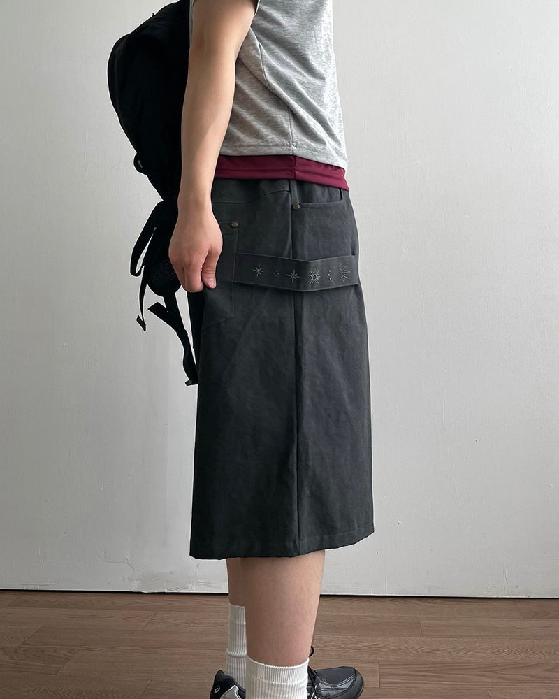 Solty Strap Bermuda Pants