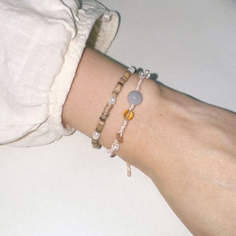bubble bubble knot bracelet