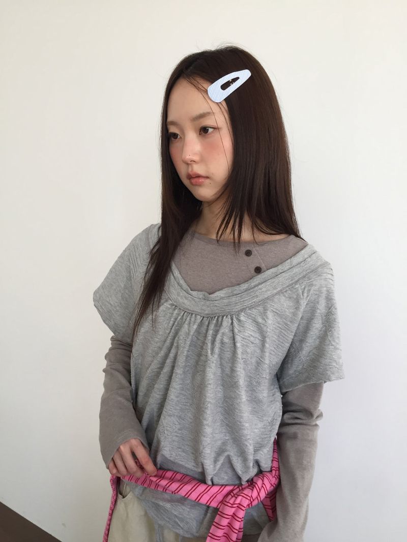 Pinch Stripe Hairpin (4color)