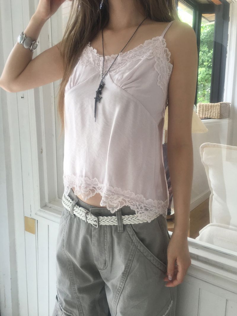 Under bloom lace camisole