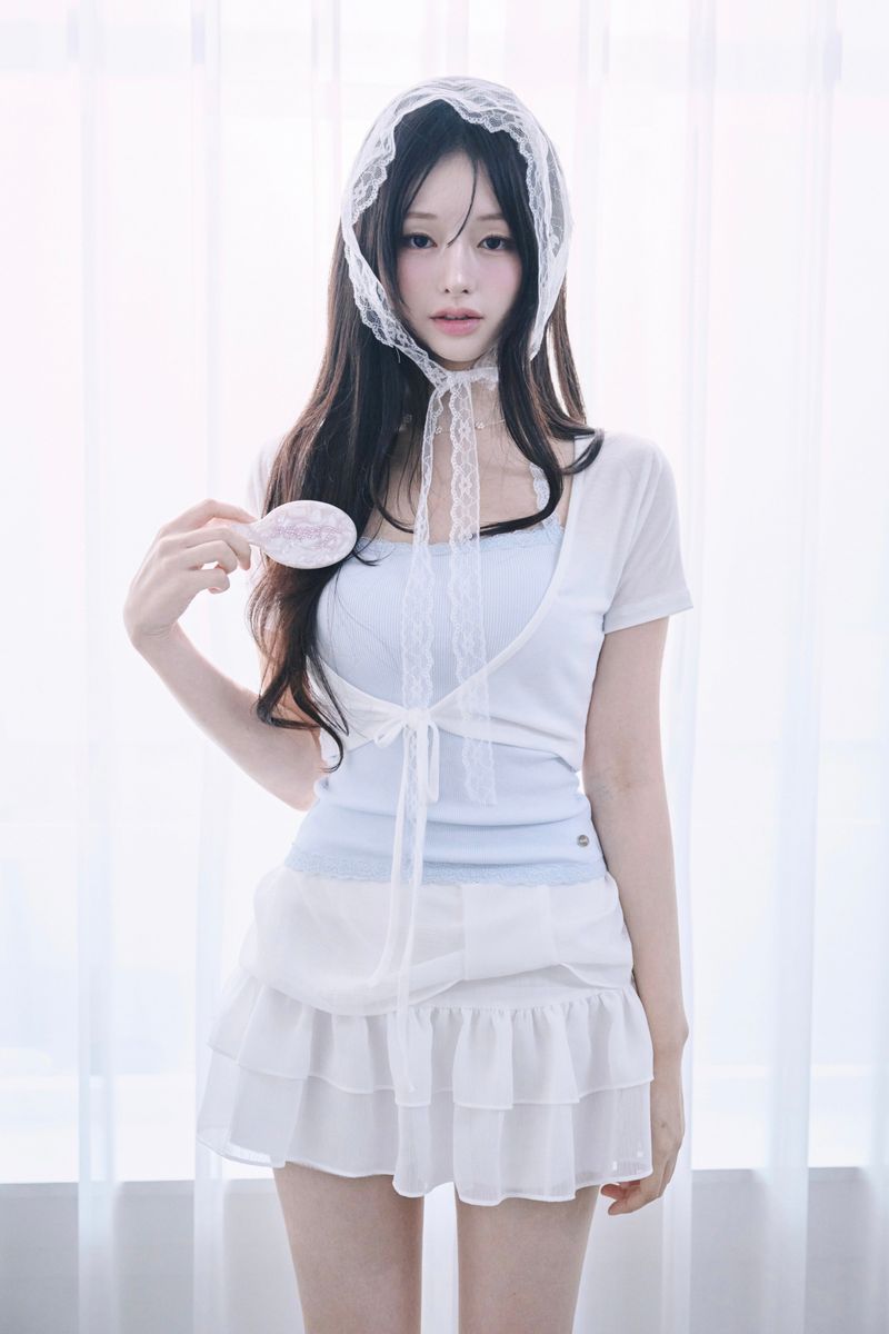 ZANNE（ザンヌ）の「[MADE] Roselle Lace Halter Top & Bolero Cardigan Set（Setup）」