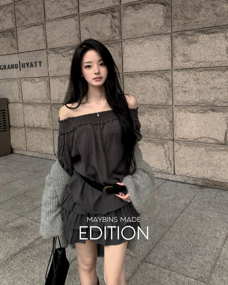 MADE.  Bibie blouse & skirt set