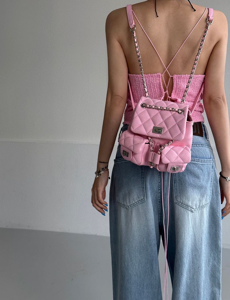 Delight-J(ディライトジェイ)の「Quilting Chain Mini Backpack(Bags)」