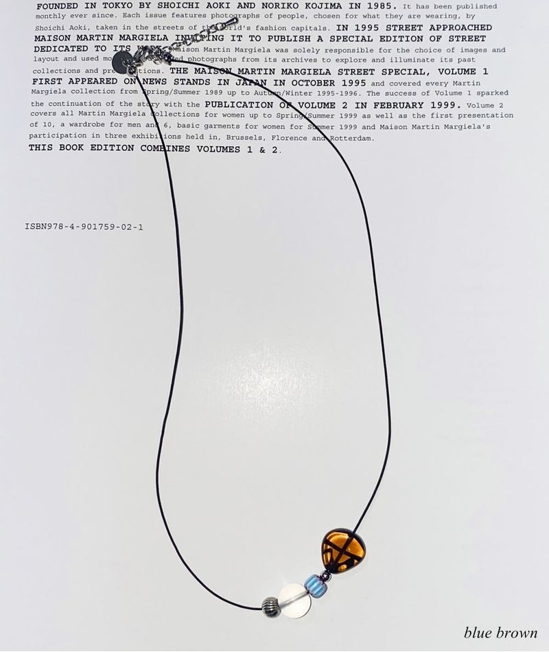 point beads necklace (6color)