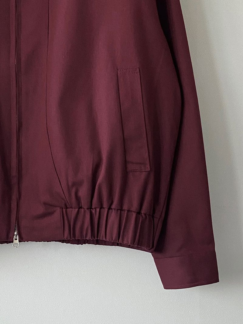 Snap detail blouson jacket