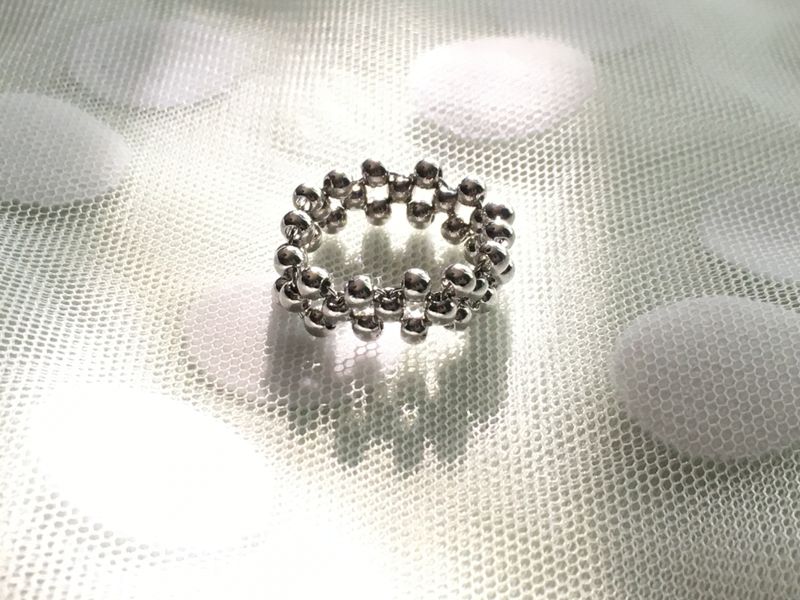 Silver ball check ring