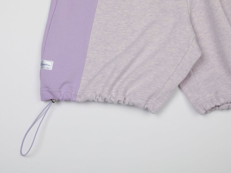 PEACE STRING HALF SWEATPANTS (PURPLE)