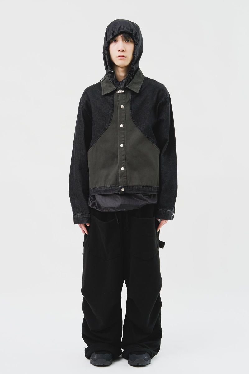 Moss Color Denim Jacket (2color)