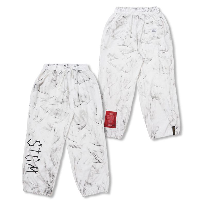 STIGMA（スティグマ）の「Dirty Washed Wide Jogger Pants Black / White（Pants）」
