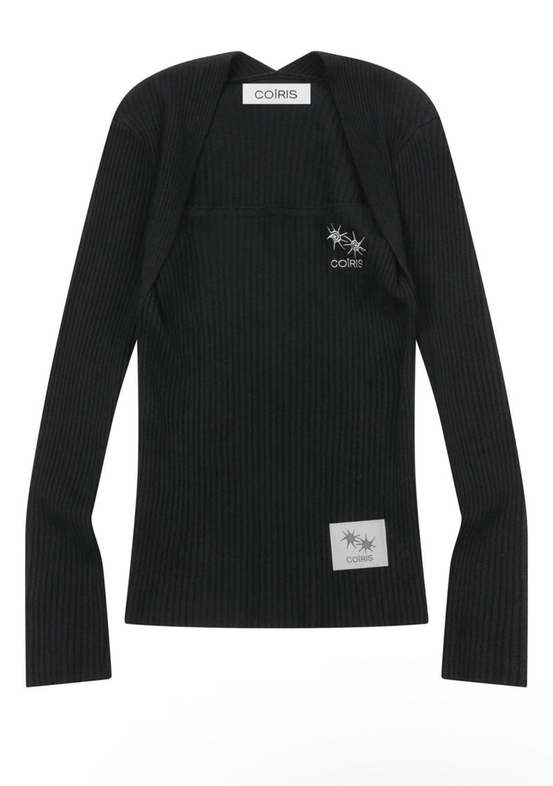 RAHI BOLERO NECK KNIT (2COLOR)