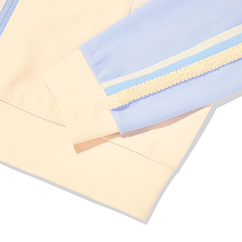 COLOR MIX TRACK JERSEY JACKET [SKY]