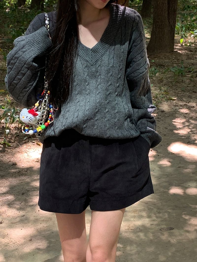 [MADE] Ethol twisted V-knit