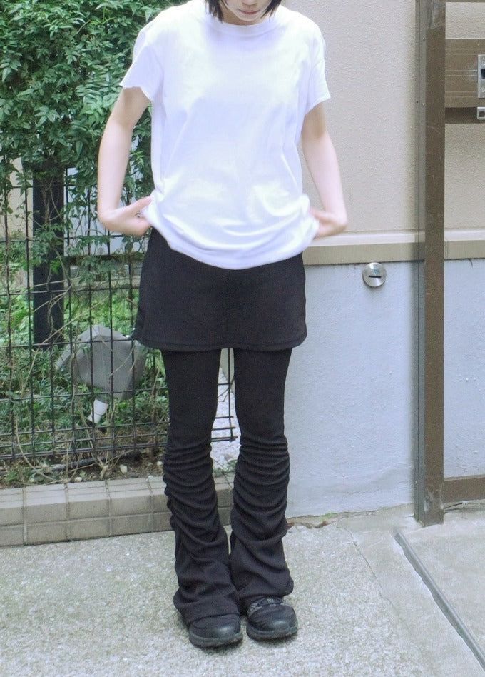 rush shirring skirt pt (2color)