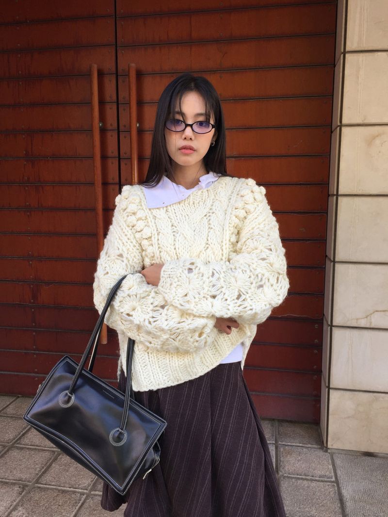 Label Midi Skirt (2color)