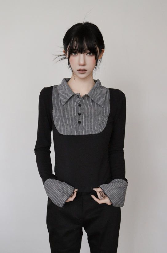 EEUN（イウン）の「Alice layered shirt（Tops）」